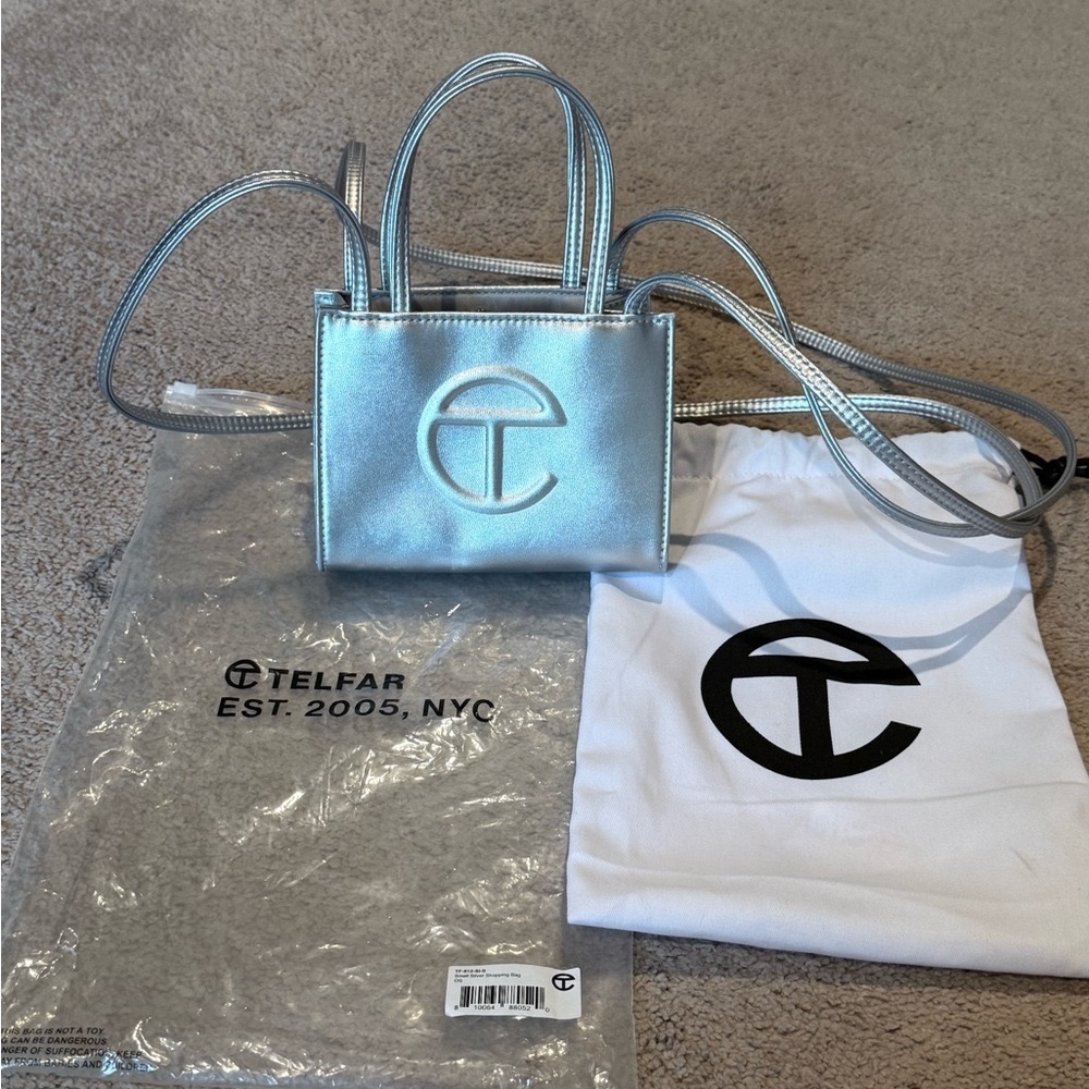 Telfar Small Silver